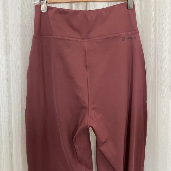 Adidas high rise joggers! Sweatpants! Brand Logo! Size Small - Picture 6 of 17